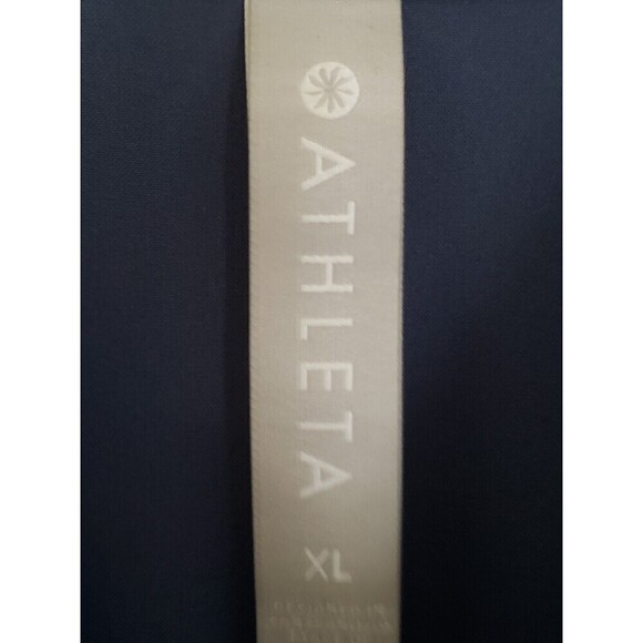 Athleta Unbound Athleisure Jumpsuit Women's XL Iron Blue Sleeveless Lightweight - Picture 5 of 11